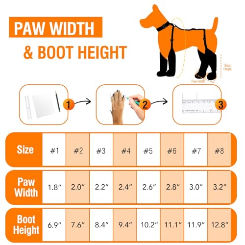Dog Suspender Boots, Waterproof Dog Rain Boots, Puppy Snow Shoes for Winter, Anti Dirt Pants with Shoes, Adjustable Suspender Pants for Outdoor Walking & Paw Protectors - size: 1