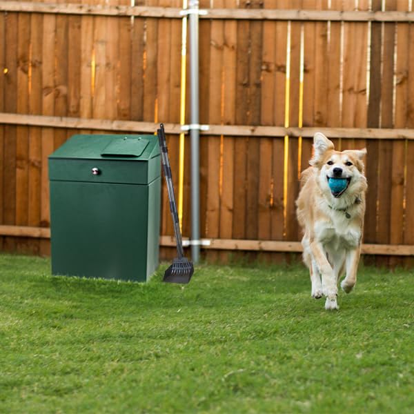 ZERO WASTE USA Yard Buddy™ - Rust-Proof Dog Waste Station for Home - Buit to Last and Includes a 10-Yr. Warranty. 200 Waste Bags & 25 Can Liners