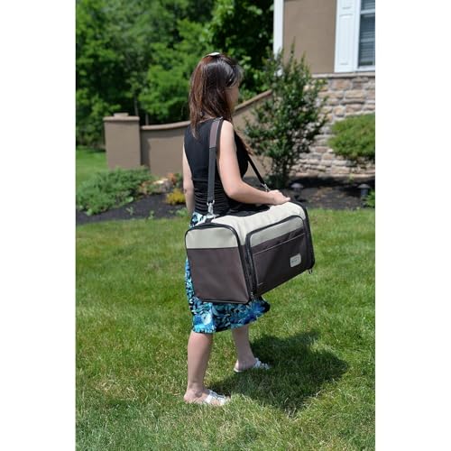 Soft Sided Pet Carrier - 4-Side Expandable Travel Carrier for Cats & Dogs
