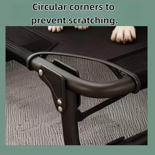Elevated Dog beds Suitable for Small and Large Pets-Portable Folding Dog beds, with Breathable Cooling nets, Indoor and Outdoor cat hammocks in Summer and Outdoor Elevated Dog beds.