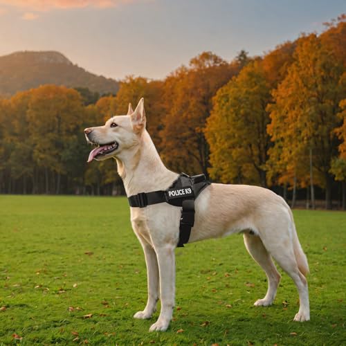 EXCELLENT ELITE SPANKER Tactical Dog Vest Training Military Patrol Service Dog Harness Easy Control Adjustable No-Pull Nylon Pet Harness with Handle for Small Medium Large Dogs(MCP-XS) - color: MCP, size: XS