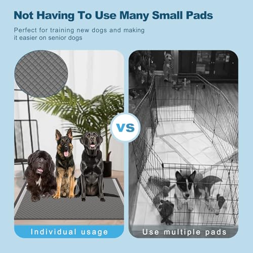 37"x54" Activated Charcoal Dog Pee Pads - 32 Count, Extra Large, Super Absorbent, Leakproof, Long-Lasting Odor Control - Essential Pet Training Pads for Large Dogs - size: 37"x54"