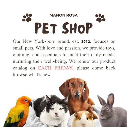 MANON ROSA Dog Shower Attachment - High-Pressure 2-Mode Handheld Sprayer with Universal Hose Interface for Small Medium Large Pets: Puppies Cats Kittens- Ideal for Bathing Massaging Grooming
