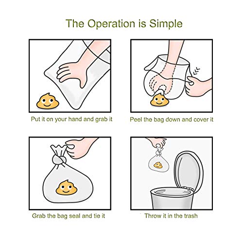 ECO-CLEAN Dog Poop Bags, 24 Rolls/360 Bags with Dispenser, Dog Waste Bags, Unscented, Leak-Proof, Easy Tear-Off - color: Green
