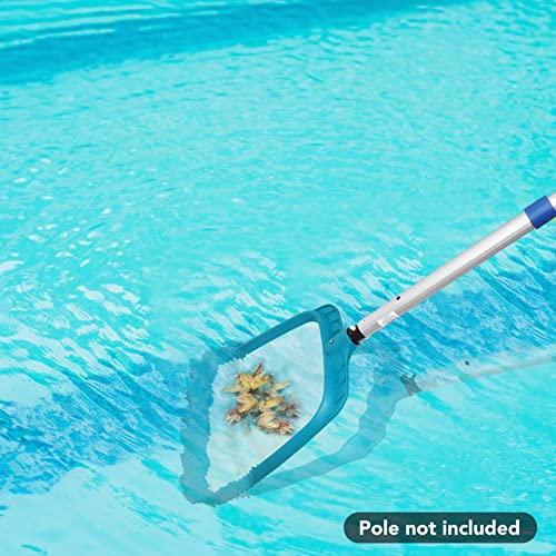 POOLWHALE Professional Pool Skimmer Net,Fine Mesh Net Bag,Heavy Duty Swimming Leaf Skimmer Cleaning Tool - Fast Cleaning,Debris Pickup Removal- Fits Standard Swimming Pool Poles(No Pole) - size: Pool Skimmer
