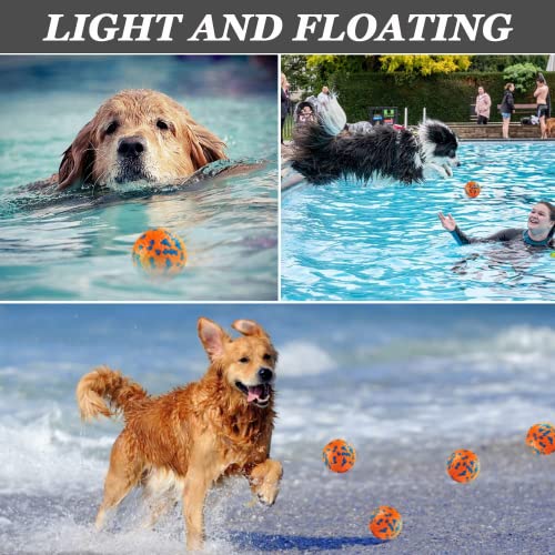 Indestructible Floating Bouncy Balls for Small Breed Dogs - Lightweight, Durable, Odourless - 2.5" - 3 Pack - size: 3pcs small ball