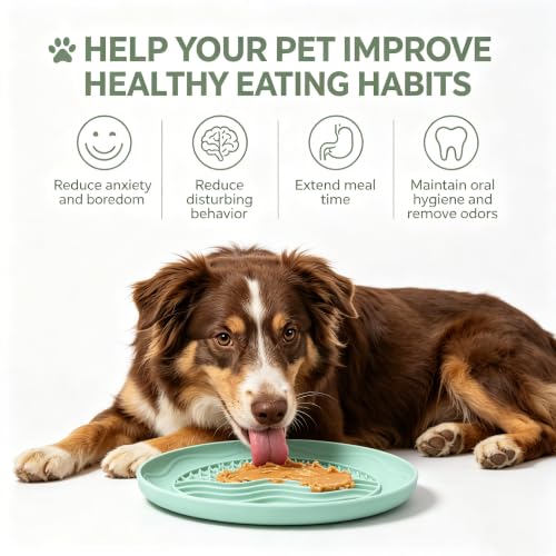 Lick Mat for Dogs & Cats,Fish Scale Slow Feeder with Suction Cups | BPA-free fish-scale lick mat with strong suction.Ideal for distraction during grooming,vet visits,and slow feeding.