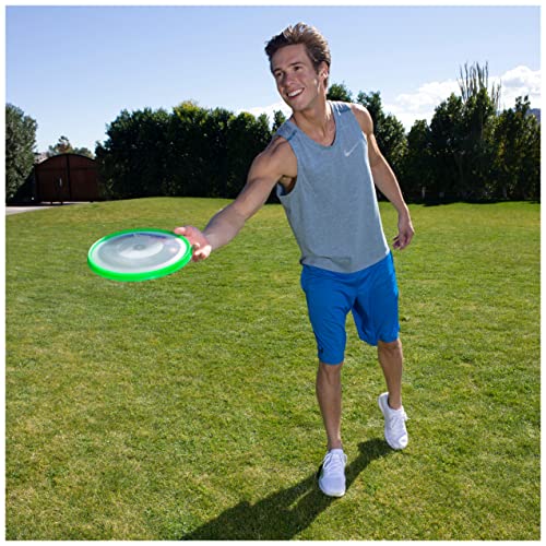 Aerobie Superdisc: Dog Flying Disc, Blue, Green, Pink, Yellow, 10 Inches