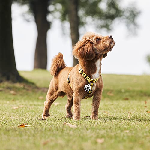 Deep Engraved Dog ID Tag Stainless Steel Personalized Customized Unique Pet ID Card Wolf Round (House S) - size: House S