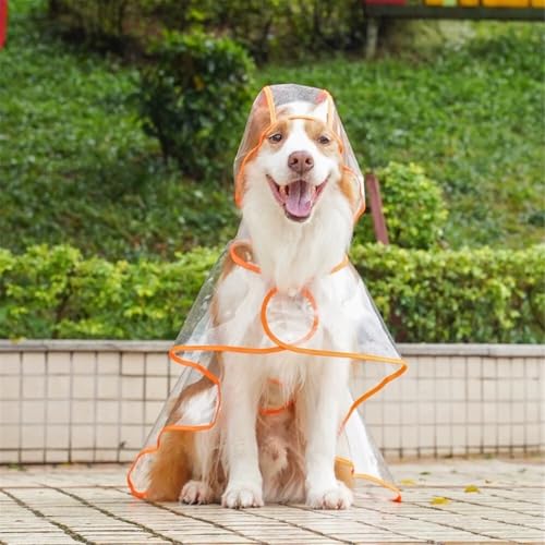 Dog Raincoat Windbreaker Rain/Water Rain Coat for Dogs Dog Rain Jacket Hooded Jackets Rain Coat for Dogs(8X-Large,B)
