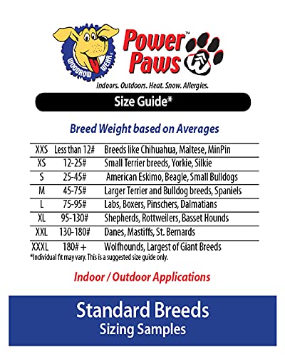 Woodrow Wear, Power Paws Advanced, Red/White Stripe, XXS, Fits to 12 pounds