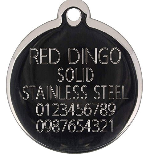 Red Dingo Personalized Swiss Cross Pet ID Dog Tag (Medium) - size: Medium