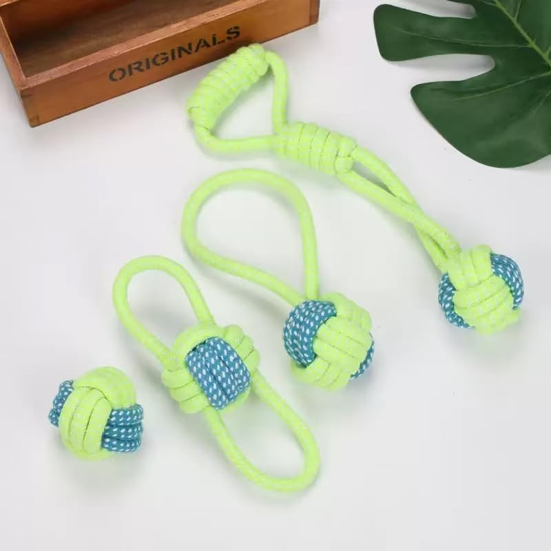 Depets Dog Rope Toys, 8 Pack Puppy Chew and Teething Toys, Durable Knotted Rope for Small Dogs (Picture Color)