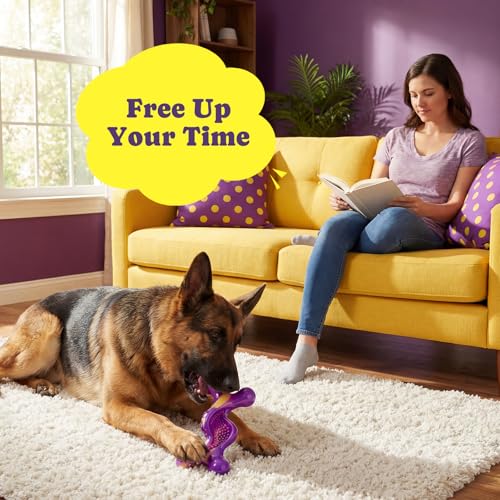 Kseroo Indestructible Dog Toy : 2 Pack Dog Toys for Aggressive Chewers, Bacon Flavor Nylon Hard Dog Chew Toys, Tough Dog Toys for Medium & Large Breeds 30-120 lbs, Durable Dog Toys to Keep Them Busy