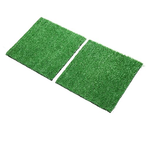 Fydun Fake Grass Pee, Dog Pad Artificial Breathable Soft Washable for Dogs Mat Puppy Trays Reusable Pet Potty Training Indoor Outdoor Ing and Easy to Clean L (S)