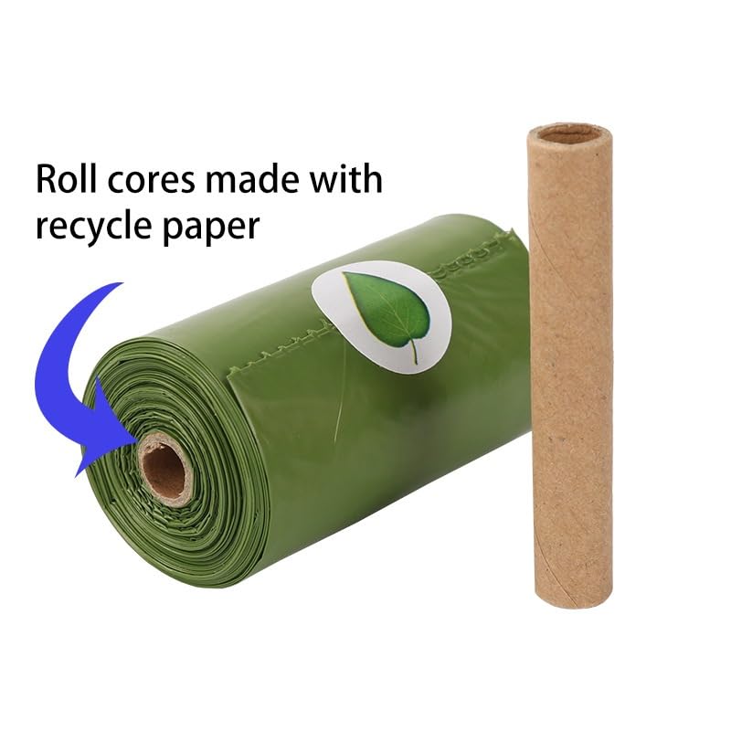Biodegradable Dog Poop Bags Rolls (150 Bags) for Waste Refuse Cleanup, Doggy Roll Replacements for Outdoor Puppy Walking and Travel, Leak Proof and Tear Resistant, Extra Thick Plastic (Scented)