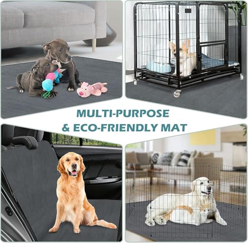 INVENHO Washable Pee Pads for Dogs 60"x48" Reusable Dog Pads Large Upgrade Non-Slip Dog Pee Pads Heavy Absorbency Puppy Pee Pads Quick Dry Whelping Pads/Waterproof Puppy Training Pad - size: 60x48 Inch (Pack of 1)