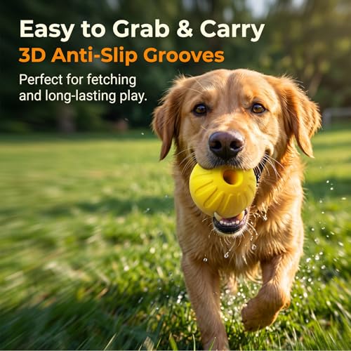 4Pack Dog Balls - Durable Dog Toys for Aggressive Chewers, EVA Foam Dog Balls Float in Water (4pcs 9cm/3.54inch) - size: 4pcs3.54 inch