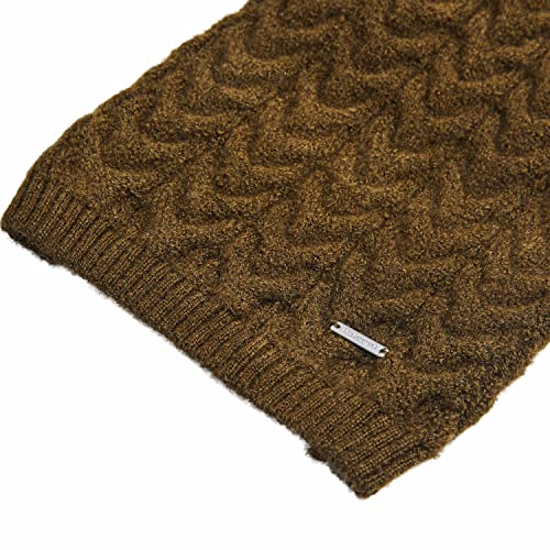 Blueberry Pet Classic Fuzzy Textured Knit Pullover Turtle-Neck Dog Sweater in Dark Olive - Award-Winning Christmas Sweater for Small Dogs 10" - color: Dark Olive, Turtle-neck, size: 10 inch