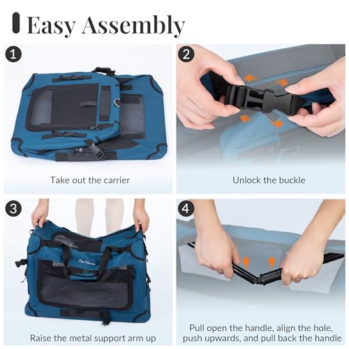 Extra Large Rolling Cat Carrier with Wheels, Soft Sided Pet Dog Carrier on Wheels for Big Cat 20lbs+ 2 Cats, Car Travel Portable XL Wheeled Bag 25"x16.5"x20.5"