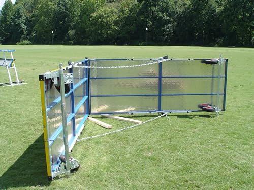 DogSport Rubber Surface Dog Agility A-Frame (9'), On-Wheel Interface Ready, Blue - size: 9'