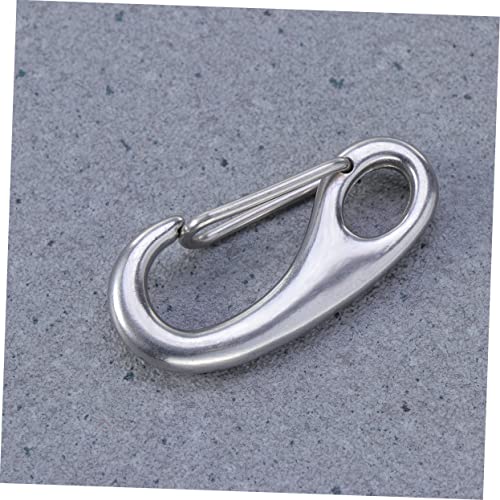 4pcs Stainless Steel Pet Id Tag Clips for Dogs and Cats Quick Connect Clamps for Easy Collar Changes and Tag Transitions
