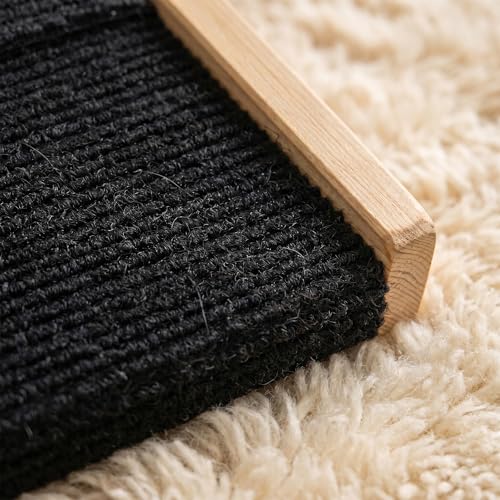Wooden Dog Ramp for Bed – Folding Pet Ramp for Couch | Collapsible Wooden Pet Ramp, 4 Adjustable Heights, Non-Slip High Traction Fabric Surface, Portable Solid Pine Wood Steps - size: Large