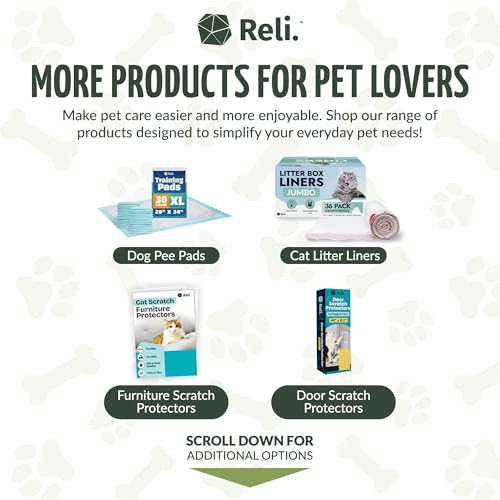 Reli. Biodegradable Dog Poop Bags (1100 Pack, 2 Large Rolls) | 9"x13" Large Poop Bags for Dogs | Unscented, Leak Proof Oxobiodegradable Pet Waste Clean Up | Green Eco-Friendly | Dispenser Box