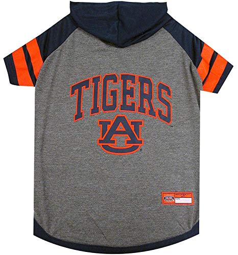Auburn Hoodie Tee Shirt - color: Auburn Tigers, size: X-Small