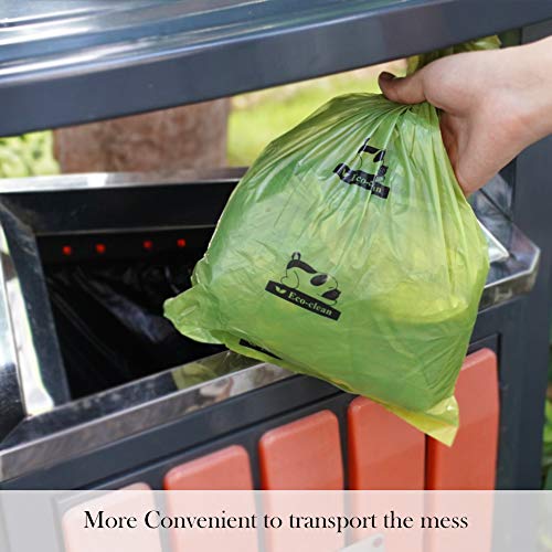 ECO-CLEAN Poop Bags Biodegradable, 16 Rolls/240 Bags, Dog Waste Bags, Unscented, Leak-Proof, Easy Tear- Off - color: 16 Rolls/240 Bags