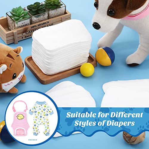 20 Pieces Dog Diaper Pads Washable Reusable Replaceable Diapers Liner Pads for Small Medium Dog (Female, Small) - size: Small