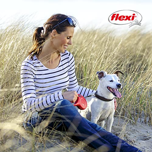 Flexi CL30T8.250.BL New Classic Tape Retractable Leash, Blue, Large/26' - size: Large - 26 ft