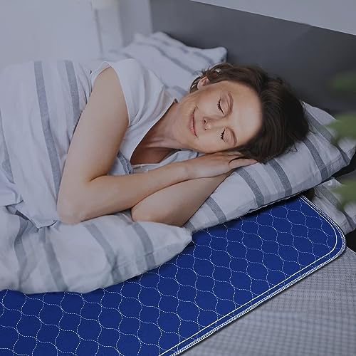 Alsunny® Incontinence Bed Pads 34x36 Inch (2pack),Hide Stains Pads for Beds for Incontinence Adults,Waterproof Bed Pads Washable,Waterproof Mattress Pad, Slip Resistant Bed Pads for Kids,Toddlers,Pet - size: 34x36 Inch(2 Pack)