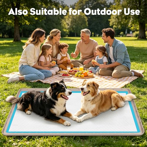 50" x35" Pee Pad Holder for Dogs Puppy Pad Holder Large Silicone Pee Tray for Dog Training Floor Protection Raised Edge Dog Potty Tray, No Pee Pads(Khaki) - color: 50" X35"khaki