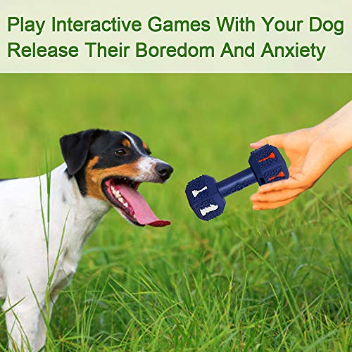 Dog Chew Toys for Aggressive Chewers,Food Grade Non-Toxic Dental Pet Toy,Tough Durable Indestructible Dog Toys for Small Dogs.Blue(8IB-15IB) - color: Large 5.7IN Blue