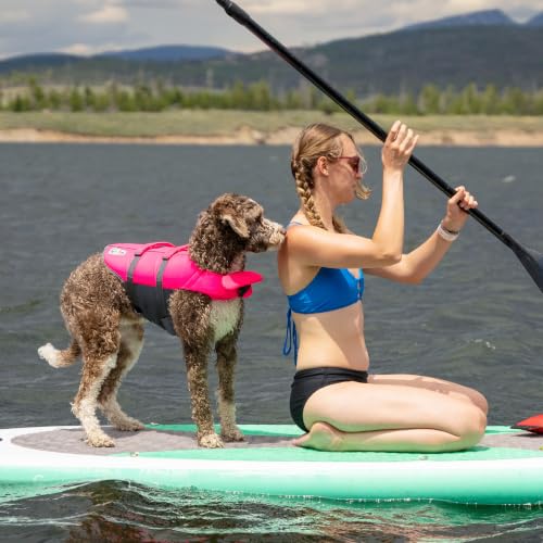 Outward Hound Granby Splash Pink Dog Life Jacket, Medium - color: Pink, size: Medium (Chest Girth: 21"-27")