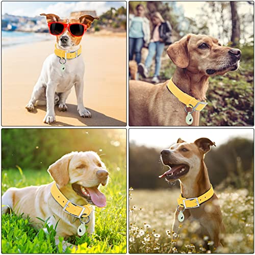 Wisedog Small Puppy Collar, Butter Yellow, XS 7"-10" × 1/2" | Soft Rubber Coated Webbing, For Small Dogs Cats, Cute Pet Collars - color: Butter Yellow