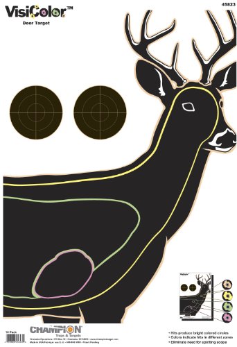 Champion - size: Champion VisiColor Deer Target (Pack of 10)