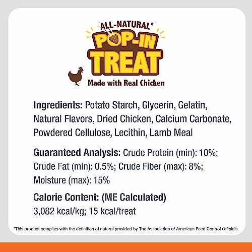 Nylabone Power Chew Knuckle Bone Pop-In Treat Toy for Dogs, Interactive Treat Dispensing Dog Chew Toys to Keep Them Busy, Slow Feeder, Long Lasting Chicken Flavor, Medium Dogs - Up to 35 lbs - size: Medium