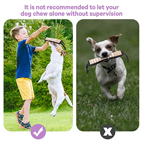 Amylove 2 Pcs Dog Tug Toy,tug of War,Fight Pillow with 2 Handles Tough Jute for Small Medium Large Dogs Puppy Training Bite Pillow Interactive Play