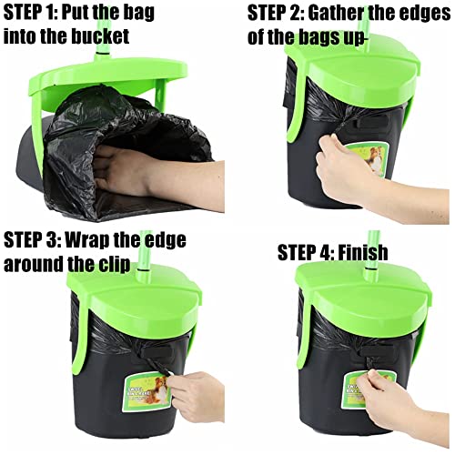MXF Dog Poop Bag, 100 Dog Waste Bags for MXF Pooper Scooper Swivel Bin & Rake Kit