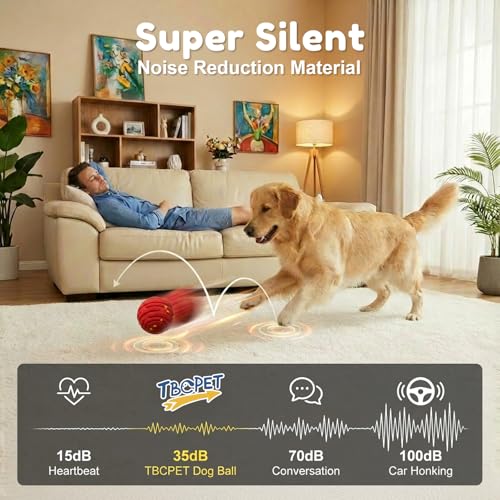 Interactive Dog Toys, Smart Interactive Dog Ball with 3 Modes, Auto-Moving&Bouncing, High-Resilience&Chew Resistant E-TPU Dog Ball, IPX6 Waterproof, Indoor&Outdoor Use, Rolling Ball Dogs - color: Basic