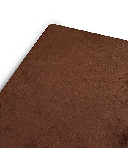 BIRDROCK HOME 2" Memory Foam Dog Bed | Ultra Soft Plush Pet Bed | Removable Cover | Pet | Crate Bed (34 x 22, Brown) - size: Medium
