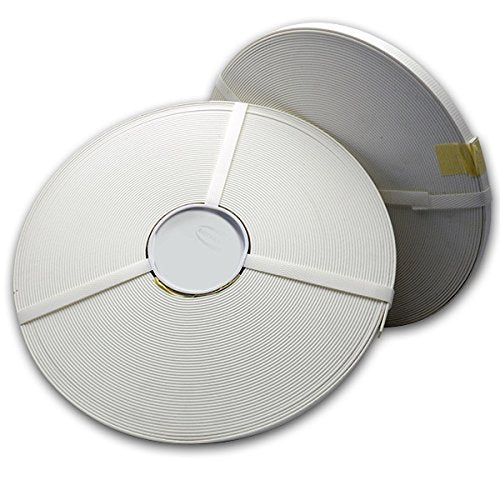 5/8" BETA Super Heavy(0.15" Thick) Matte BIOTHANE - Leather Embossed | BIOTHANE USA (25 Feet, White 521) - color: White 521, size: 25 Feet