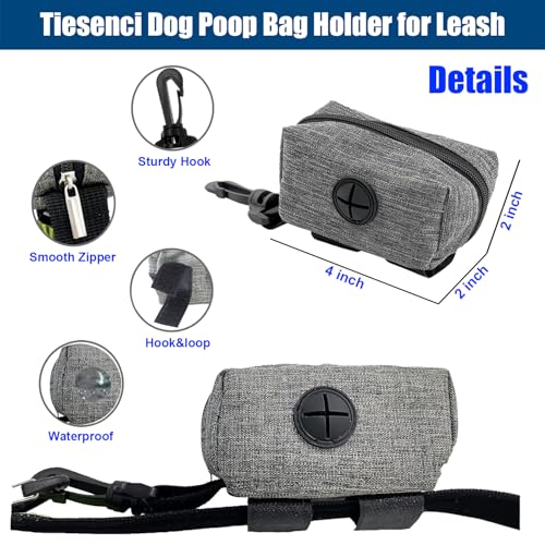 Double Dog Leash No Pull Bungee Hands Free Black Large Dogs | Waist/crossbody for Medium dog walking, car seatbelt, 4 padded handles, reflective strips, tangle-free swivel