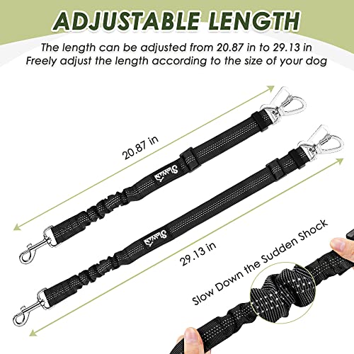 Lukovee Dog Car Harness Seat Belt, Adjustable Mesh Breathable Vest with Elastic Bungee Tether, Soft Padded 2-in-1 Safety Car Harness Seatbelt for Small Medium Large Dogs (Camouflage,XS) - color: ·Camouflage, size: X-Small