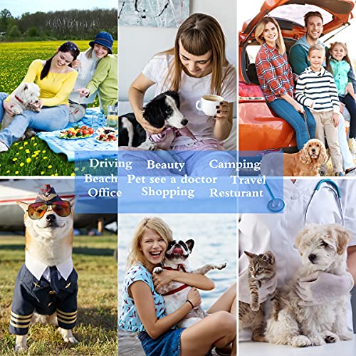Cat Dog Carrier - Airline Approved Expandable Soft-Sided Pet Carrier with Removable Fleece Pad and Pockets, for Cats/Puppy and Small Animals Large(2 side expandable) - size: 29.8"L x 18.0"W x 11.0"H
