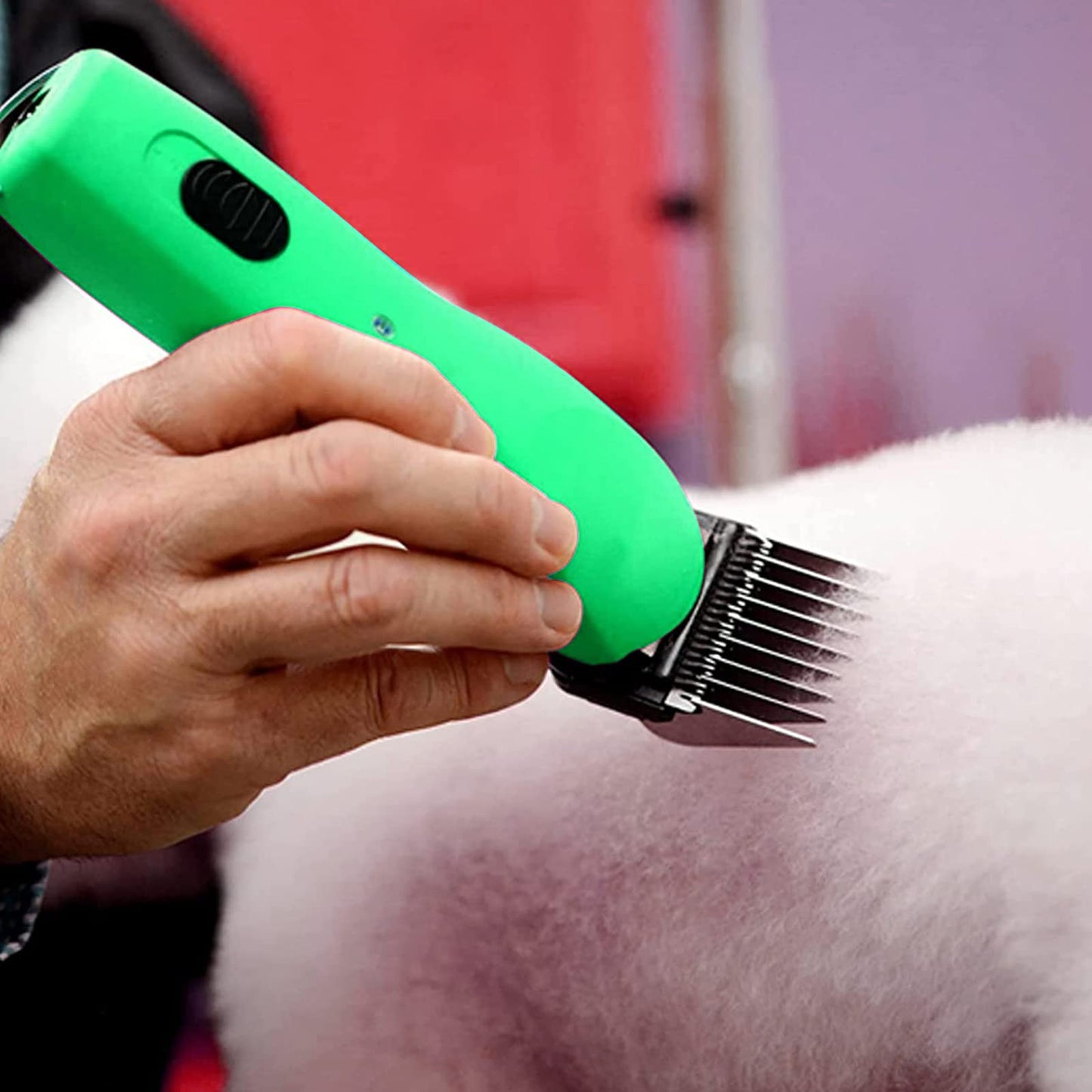 Dog Stainless Steel 5 Color Comb Compatible with andis oster A5 wahl km10 | Only fit for 10#/15#/30# Detachable Blade,Guide Comb Set Cutting Length 19mm-32mm - color: 5 PACK(3mm-16mm)