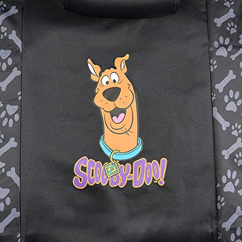 Warner Bros Scooby Doo Rear Back Seat Bench Pet Seat Cover for Cars SUVs Trucks Sedans, Waterproof Heavy Duty Durable Universal Fit Automotive Protection for Dogs Puppy Cats Travel Companions Washable - color: Black Rear