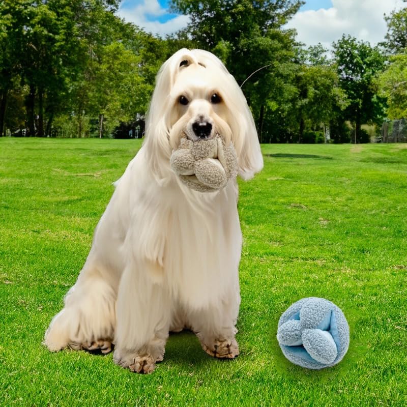 SWZEC Lambwolf Monti- Enrichment and Interactive Dog Toy | Puzzle Dog Toy - color: Blue